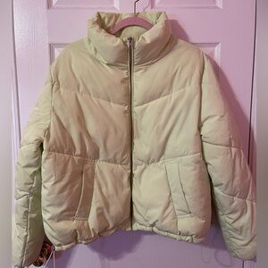 Divided Women’s Mint Green Puffer Jacket Size M